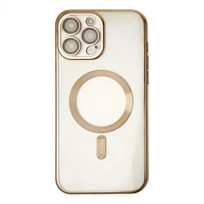 Apple İphone 14 Pro Kılıf Kross Magneticsafe Kapak - Gold