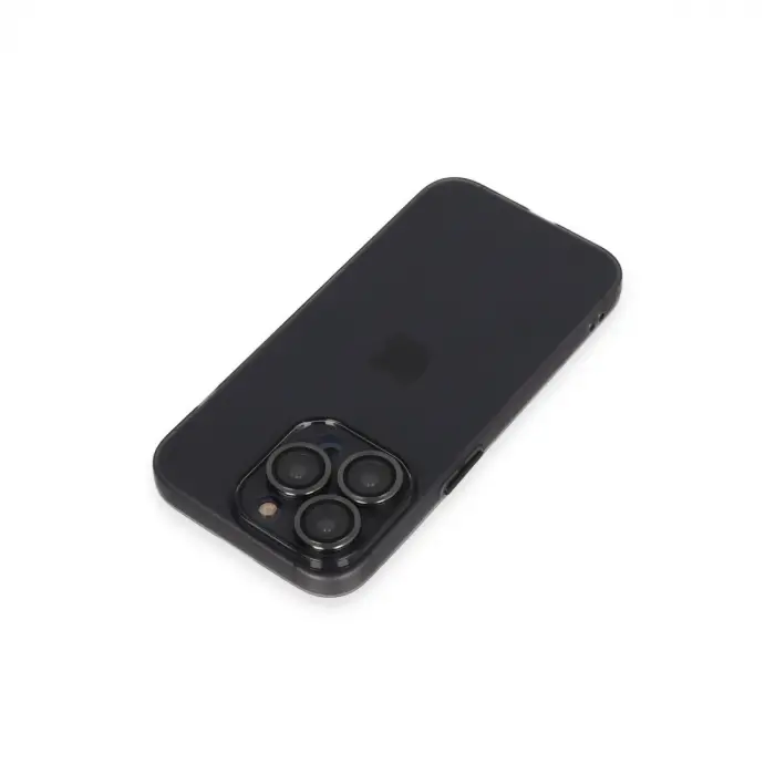 Apple İphone 14 Pro Kılıf Luko Lens Silikon - Siyah