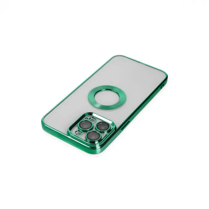 Apple İphone 14 Pro Kılıf Slot Silikon - Köknar Yeşili