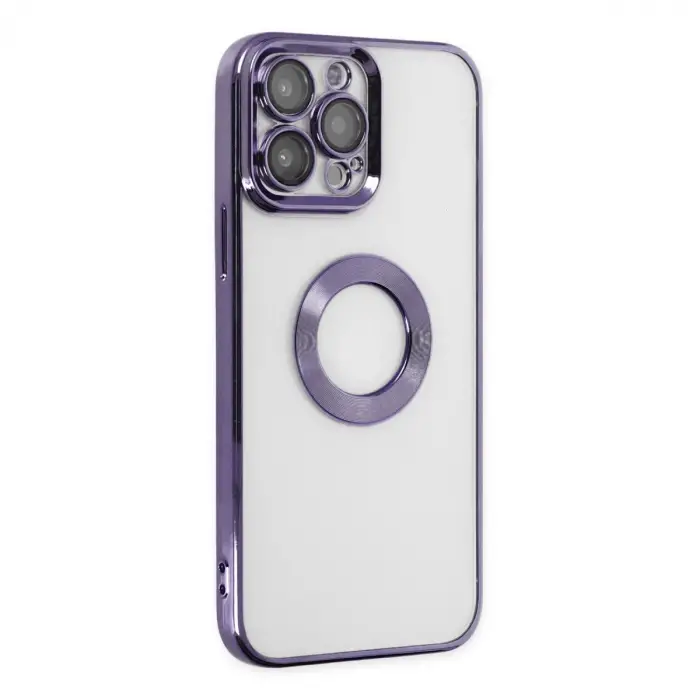 Apple İphone 14 Pro Kılıf Slot Silikon - Mor