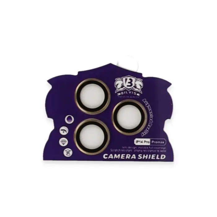 Apple İphone 14 Pro Max Bilvis Titan Kamera Lens - Gold