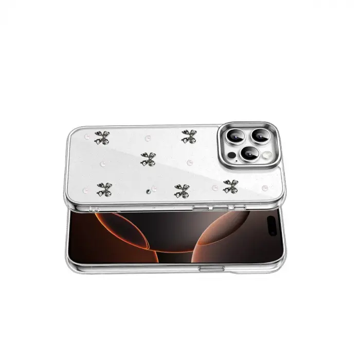 Apple İphone 14 Pro Max Fiyonk Desenli Kapak - Desen 8