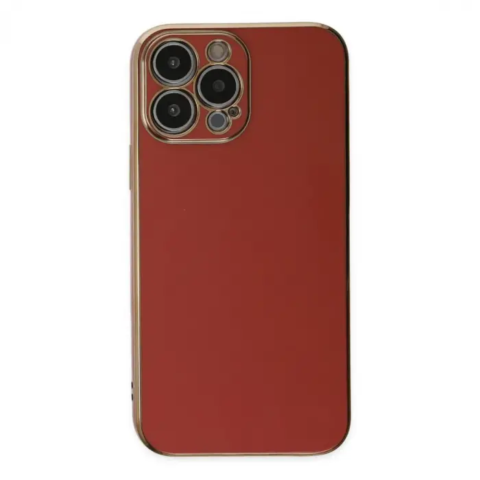 Apple İphone 14 Pro Max Kılıf Volet Silikon - Kırmızı