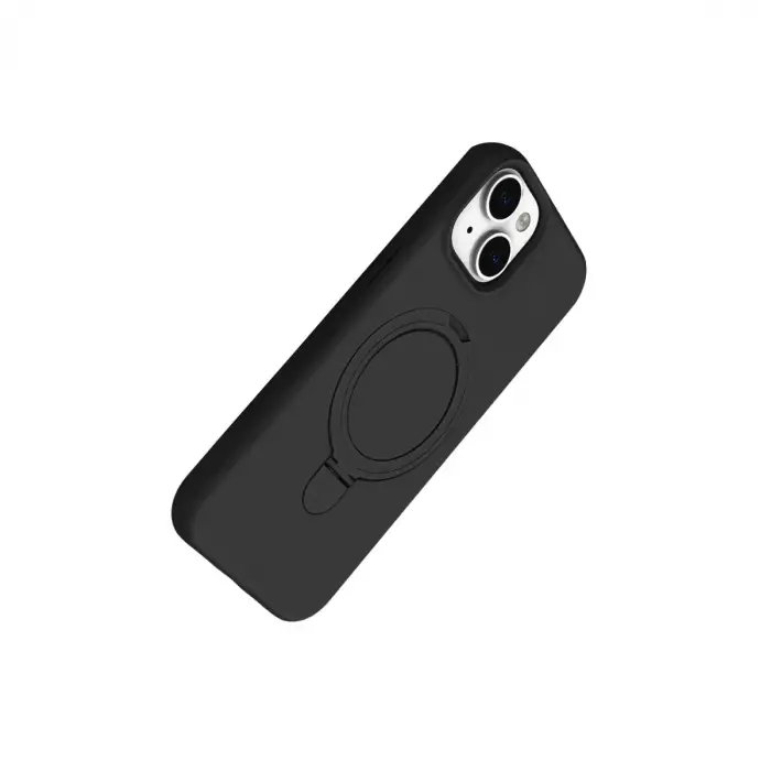 Apple İphone 14 Regal Magsafe Standlı Kapak - Siyah