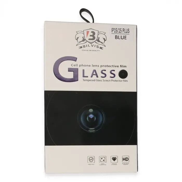 Apple İphone 15 Bilvis Titan Kamera Lens - Sierra Blue