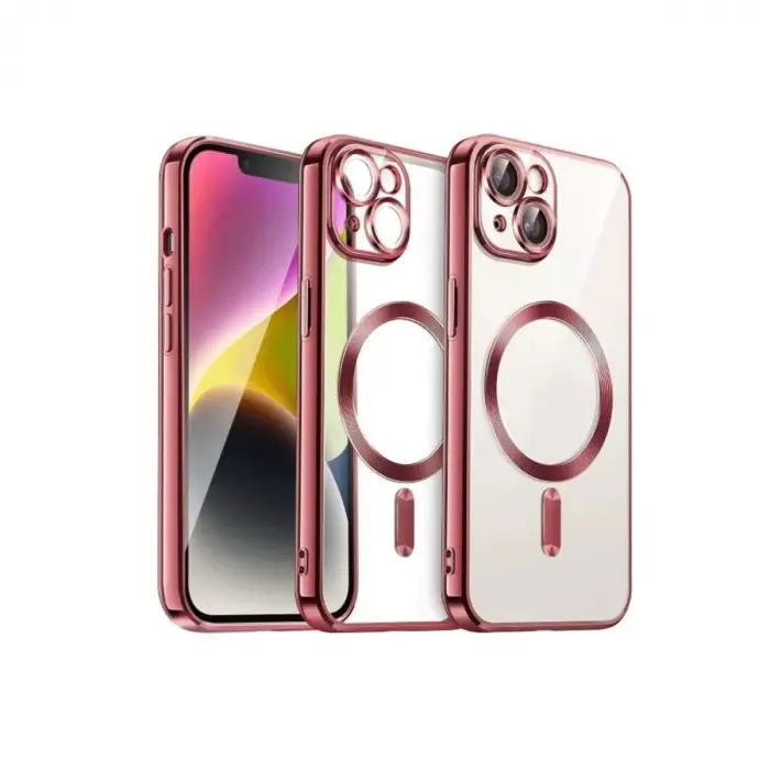 Apple İphone 15 Kılıf Kross Magneticsafe Kapak - Kırmızı