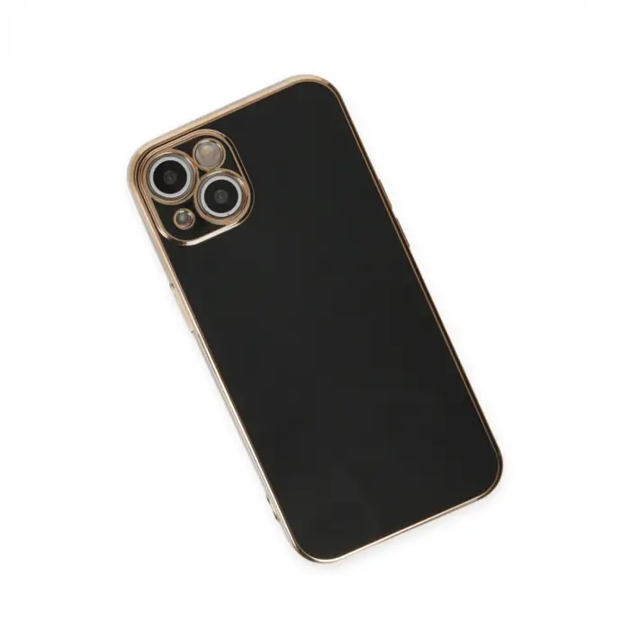 Apple İphone 15 Kılıf Volet Silikon - Siyah