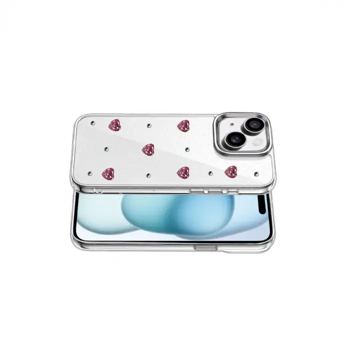 Apple İphone 15 Plus Fiyonk Desenli Kapak - Desen 3