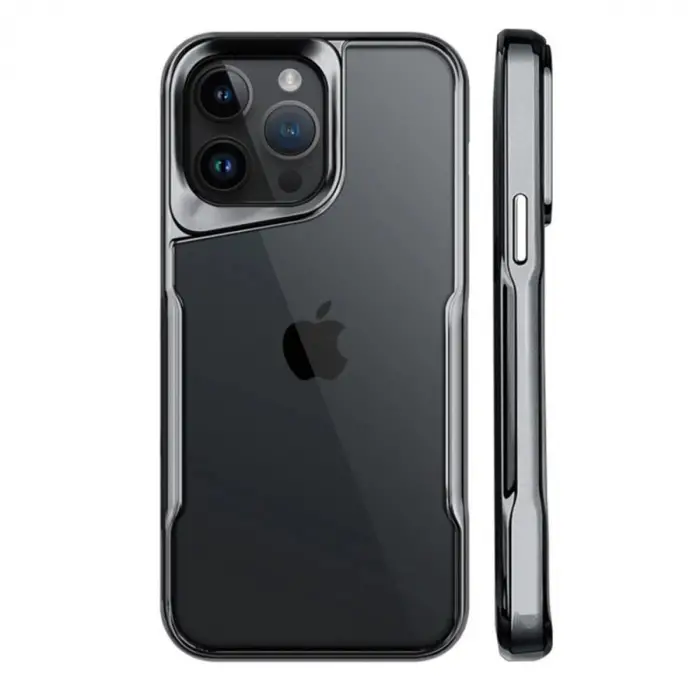 Apple İphone 15 Pro Kılıf Boyi Silikon Kapak - Titan Gri