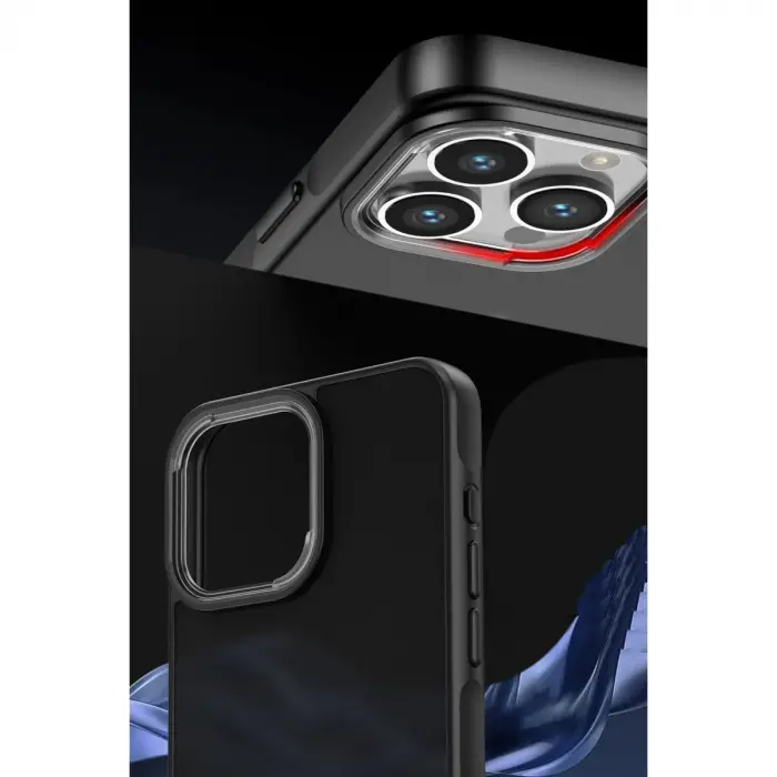 Apple İphone 15 Pro Kılıf Elegant Kapak - Açık Mavi