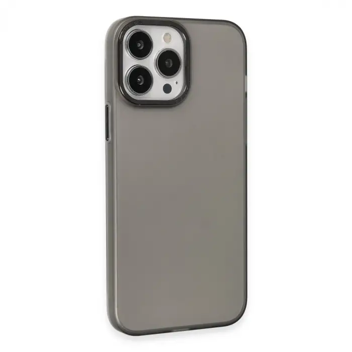 Apple İphone 15 Pro Kılıf Modos Metal Kapak - Siyah