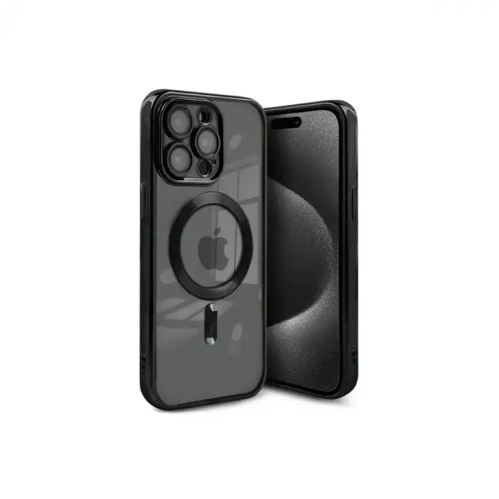 Apple İphone 15 Pro Max Kılıf Kross Magneticsafe Kapak - Siyah