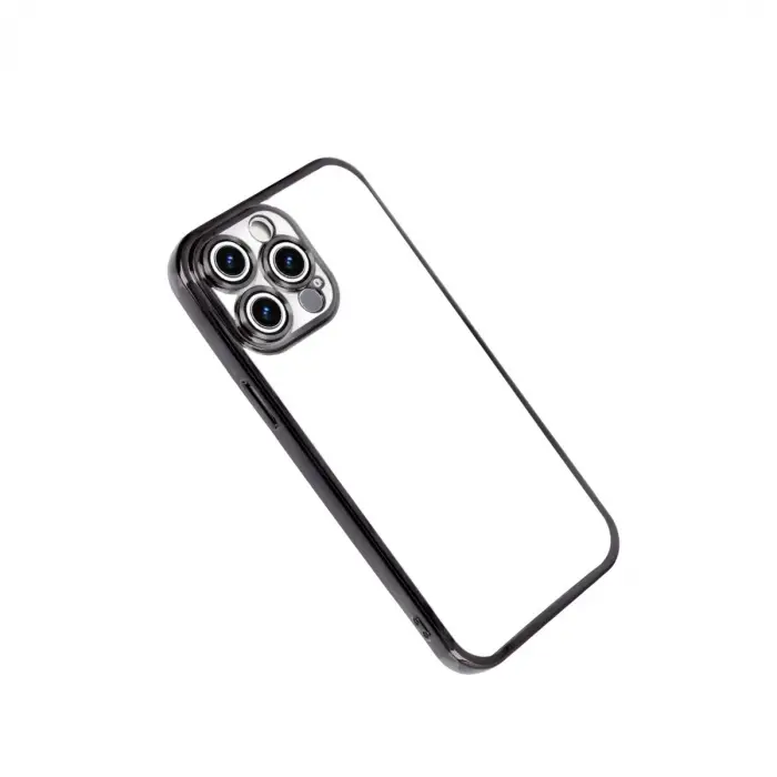 Apple İphone 15 Pro Max Razer Lensli Silikon - Siyah