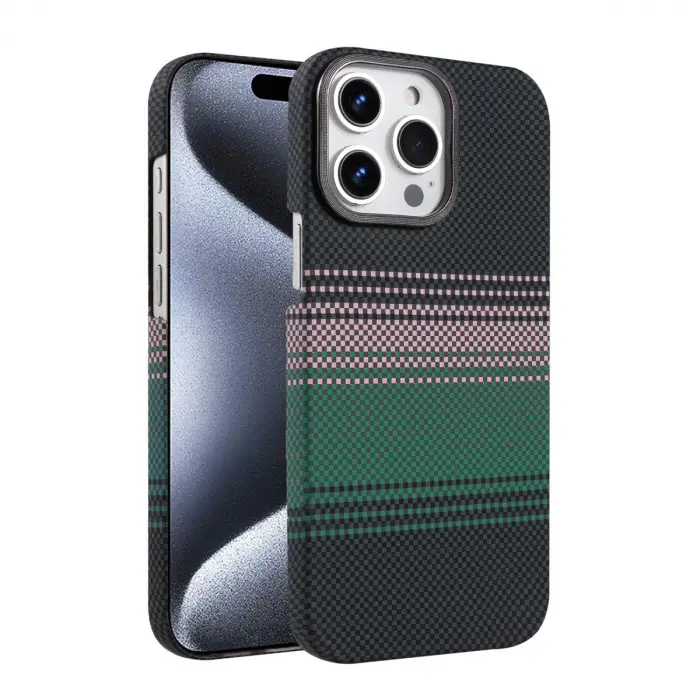 Apple İphone 15 Pro Max Vega Magsafe Kapak - Yeşil