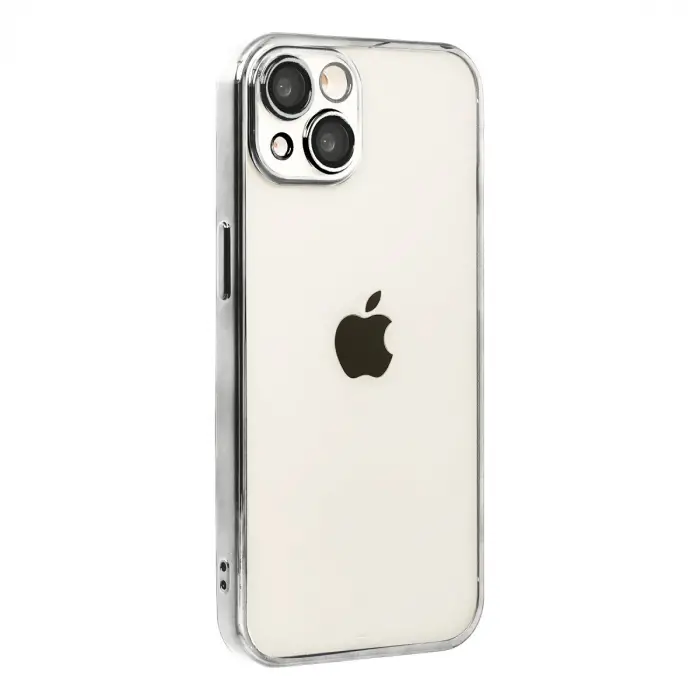 Apple İphone 15 Razer Lensli Silikon - Titan Gri