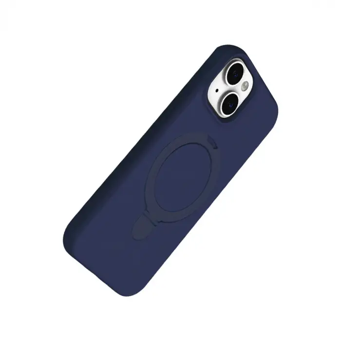 Apple İphone 15 Regal Magsafe Standlı Kapak - Lacivert