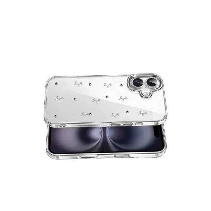 Apple İphone 16 Fiyonk Desenli Kapak - Desen 4