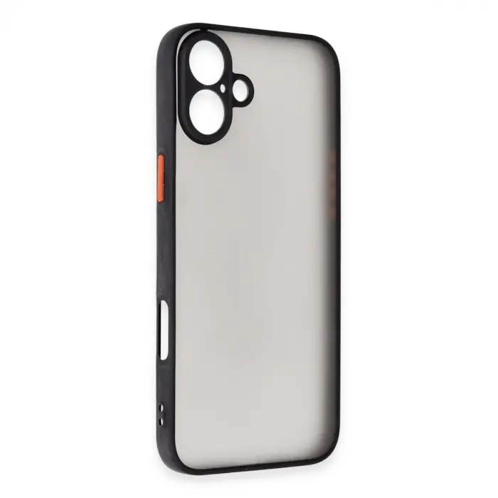 Apple İphone 16 Kılıf Montreal Silikon Kapak - Siyah