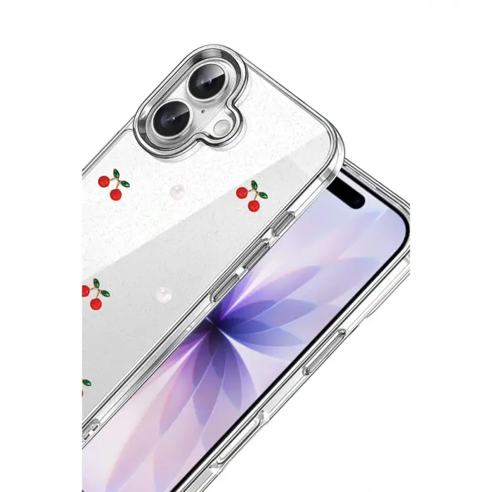 Apple İphone 16 Plus Fiyonk Desenli Kapak - Desen 9