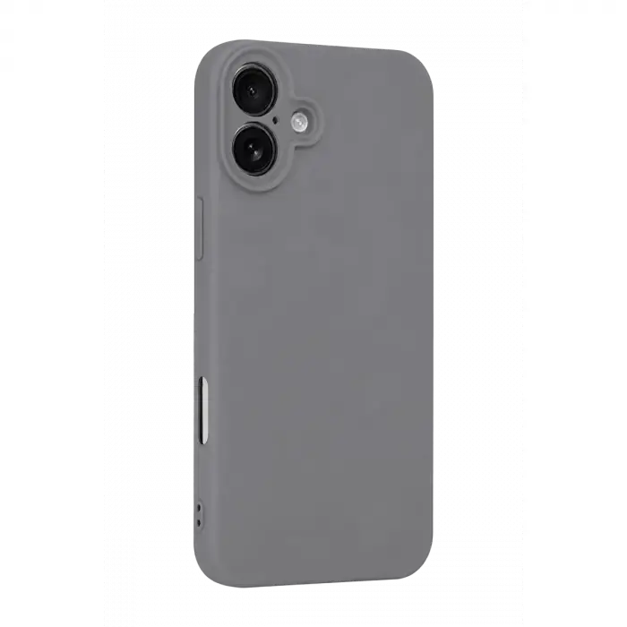 Apple İphone 16 Plus Kılıf First Silikon - Gri