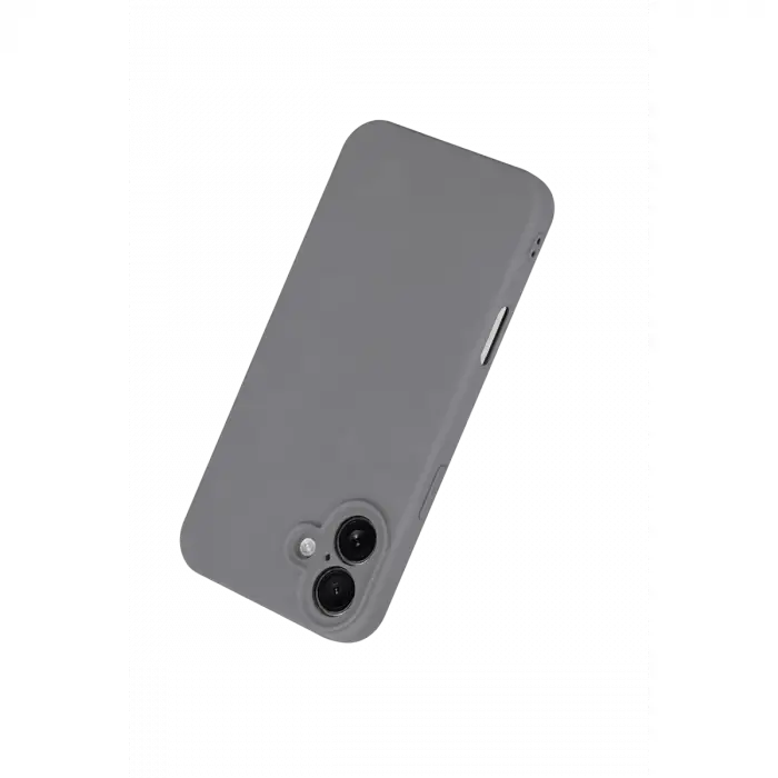 Apple İphone 16 Plus Kılıf First Silikon - Gri