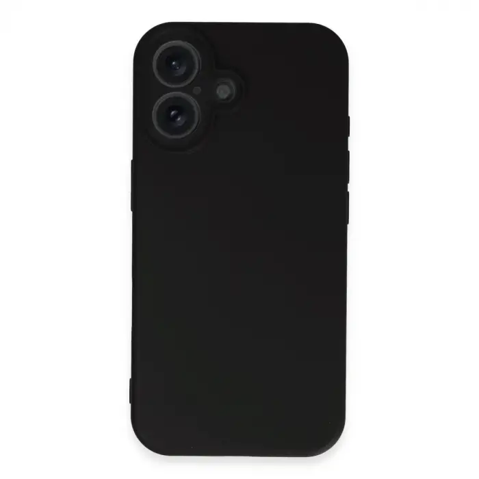 Apple İphone 16 Plus Kılıf First Silikon - Siyah