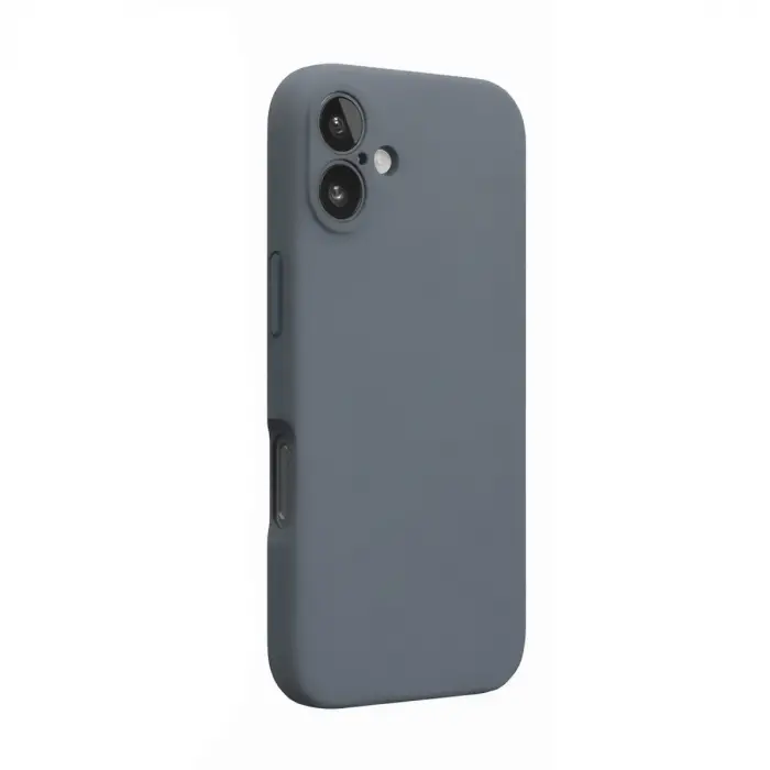 Apple İphone 16 Plus Kılıf Nano İçi Kadife Silikon - Gri