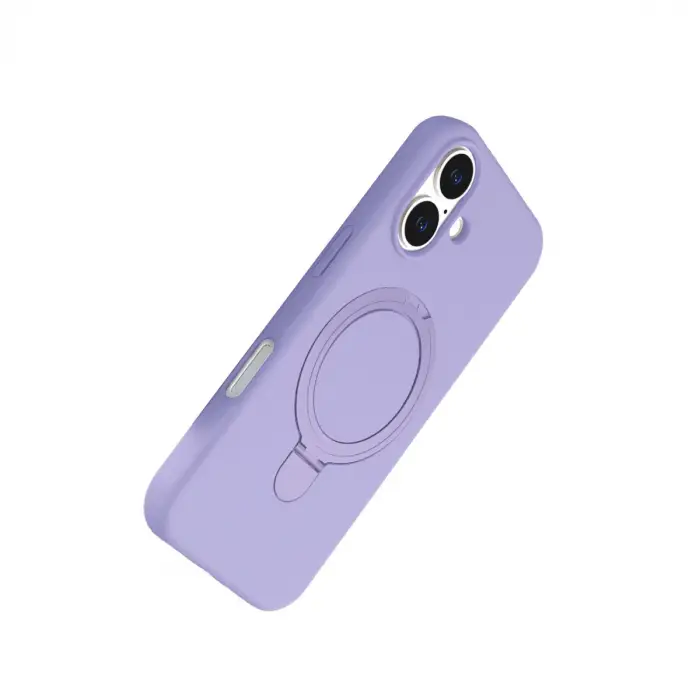 Apple İphone 16 Plus Regal Magsafe Standlı Kapak - Lila