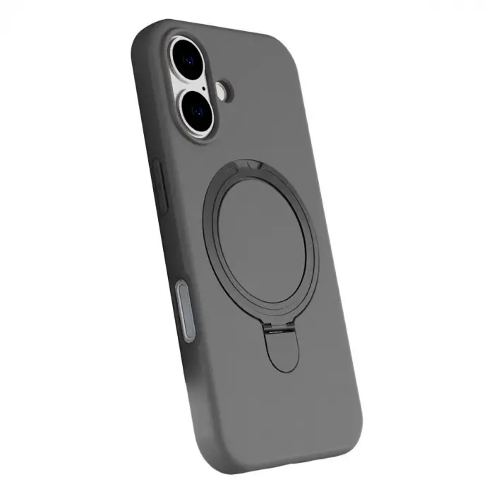 Apple İphone 16 Plus Regal Magsafe Standlı Kapak - Titan Gri