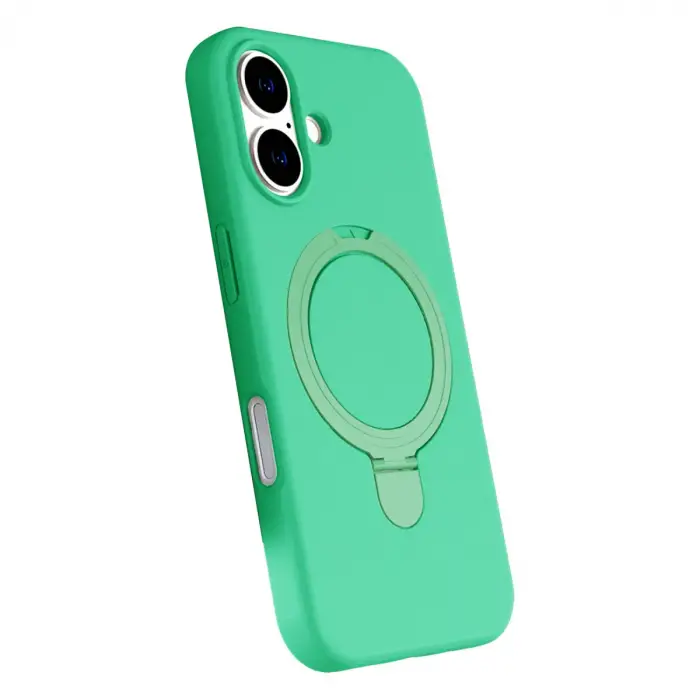 Apple İphone 16 Plus Regal Magsafe Standlı Kapak - Yeşil