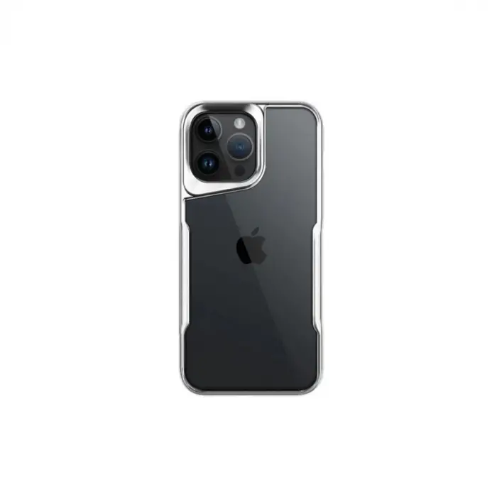 Apple İphone 16 Pro Kılıf Boyi Silikon Kapak - Gümüş