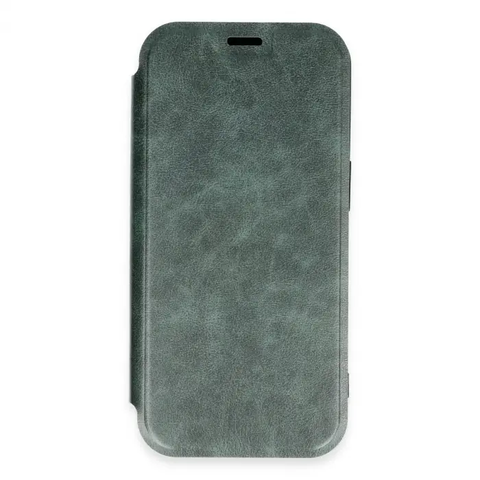 Apple İphone 16 Pro Max Kılıf Flip Cover - Koyu Yeşil