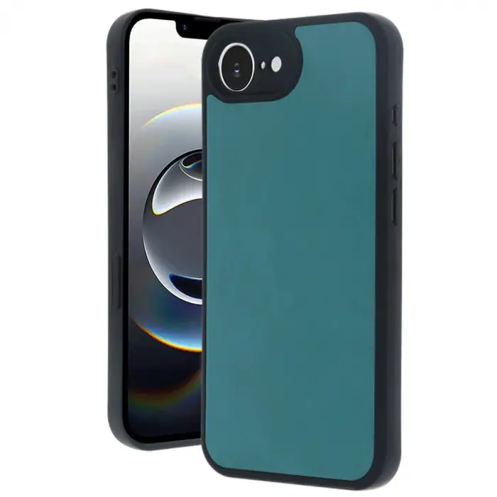 Apple İphone 16e Kılıf Aras Deri Kapak - Açık Yeşil