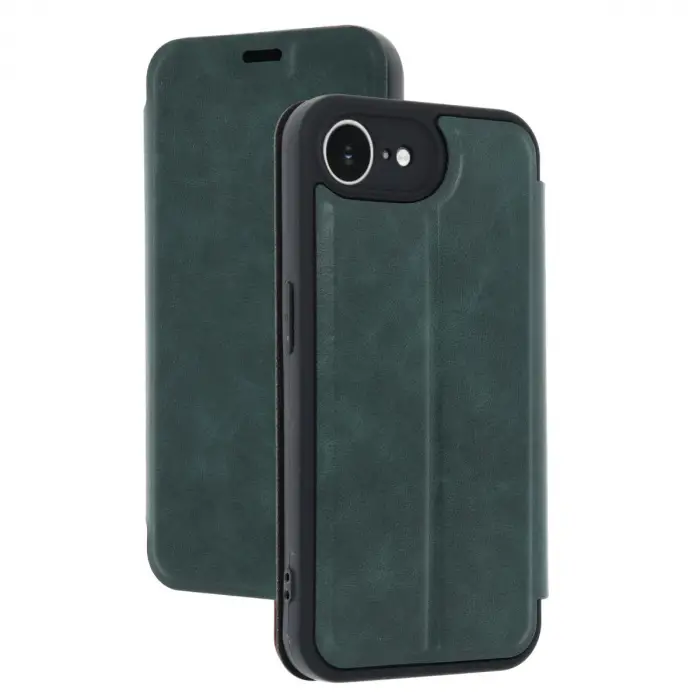 Apple İphone 16e Kılıf Flip Cover - Koyu Yeşil