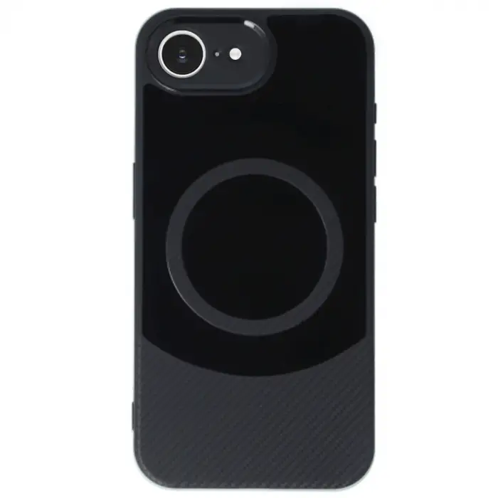 Apple İphone 16e Kılıf Maya Karbon Kapak - Siyah