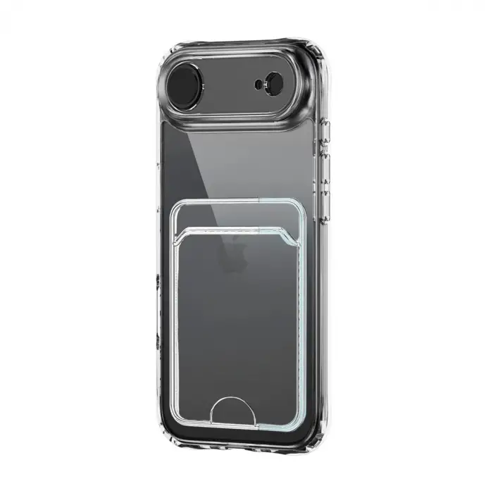 Apple İphone 17 Air Kart Şeffaf Silikon - Şeffaf