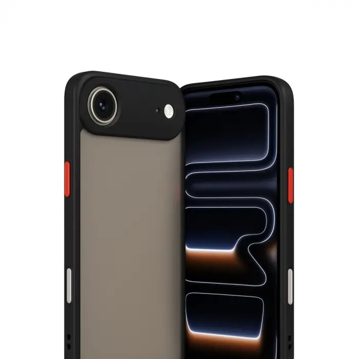 Apple İphone 17 Air Kılıf Montreal Silikon Kapak - Siyah