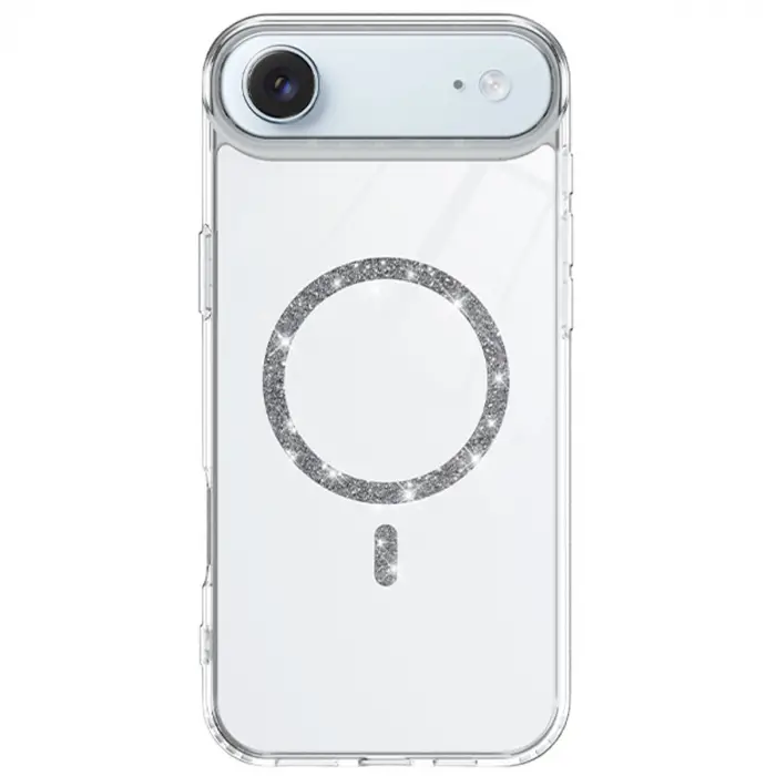 Apple İphone 17 Air Live Diamond Magsafe Kapak - Şeffaf
