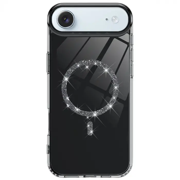Apple İphone 17 Air Live Diamond Magsafe Kapak - Siyah