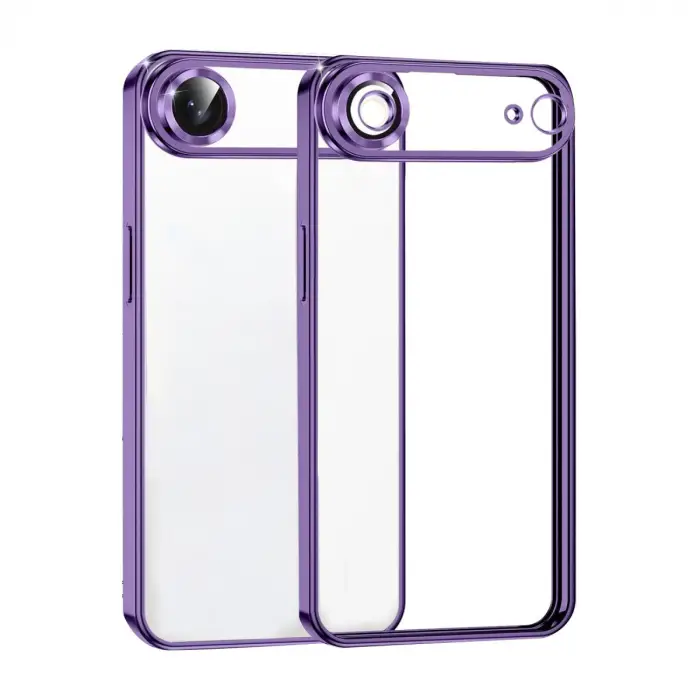 Apple İphone 17 Air Razer Lensli Silikon - Mor