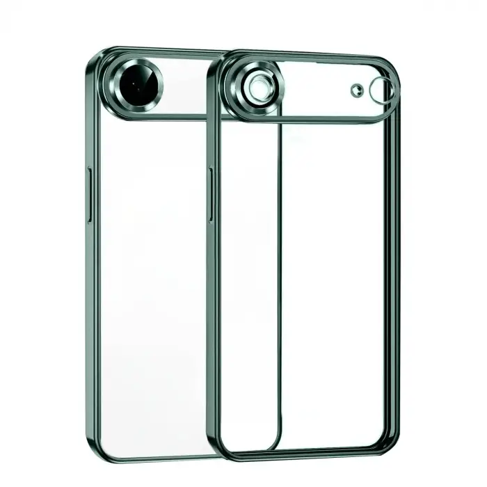 Apple İphone 17 Air Razer Lensli Silikon - Yeşil