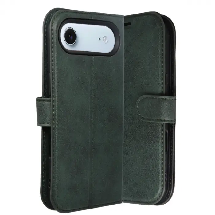 Apple İphone 17 Air Trend S Plus Kapaklı Kılıf - Yeşil