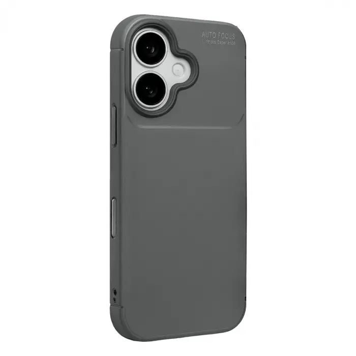 Apple İphone 17 Auto Focus Karbon Kapak - Gri