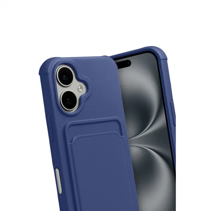 Apple İphone 17 Kelvin Kartvizitli Silikon - Lacivert