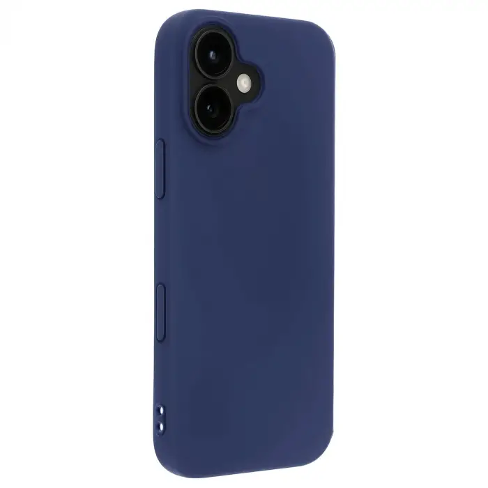 Apple İphone 17 Nano İçi Kadife Silikon - Lacivert