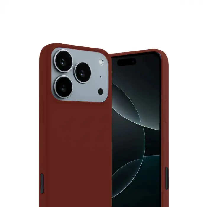 Apple İphone 17 Pro First Silikon - Bordo