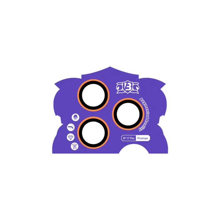 Apple İphone 17 Pro Max Bilvis Titan Kamera Lens - Turuncu