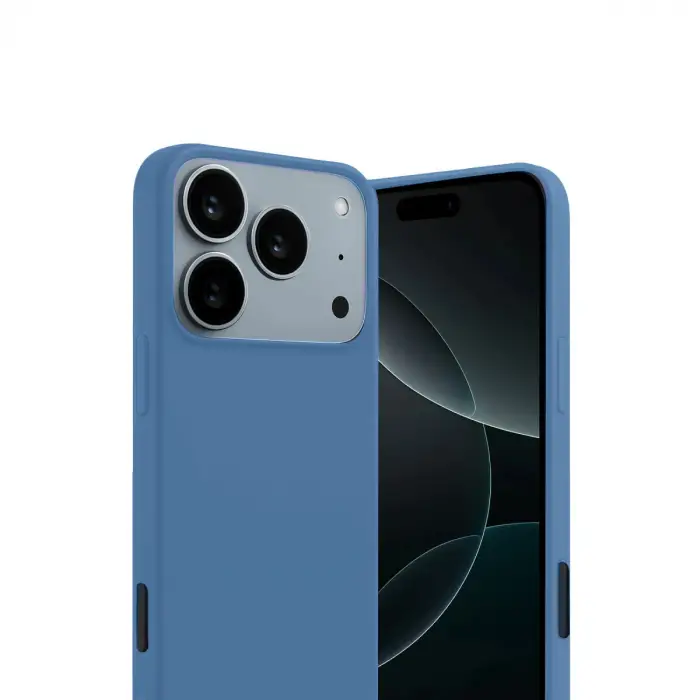 Apple İphone 17 Pro Max First Silikon - Mavi