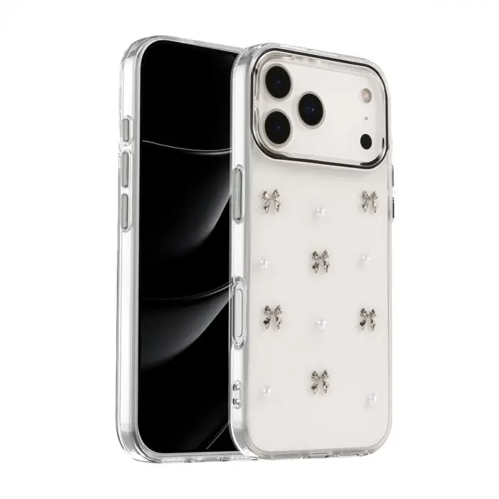 Apple İphone 17 Pro Max Fiyonk Desenli Kapak - Desen 8