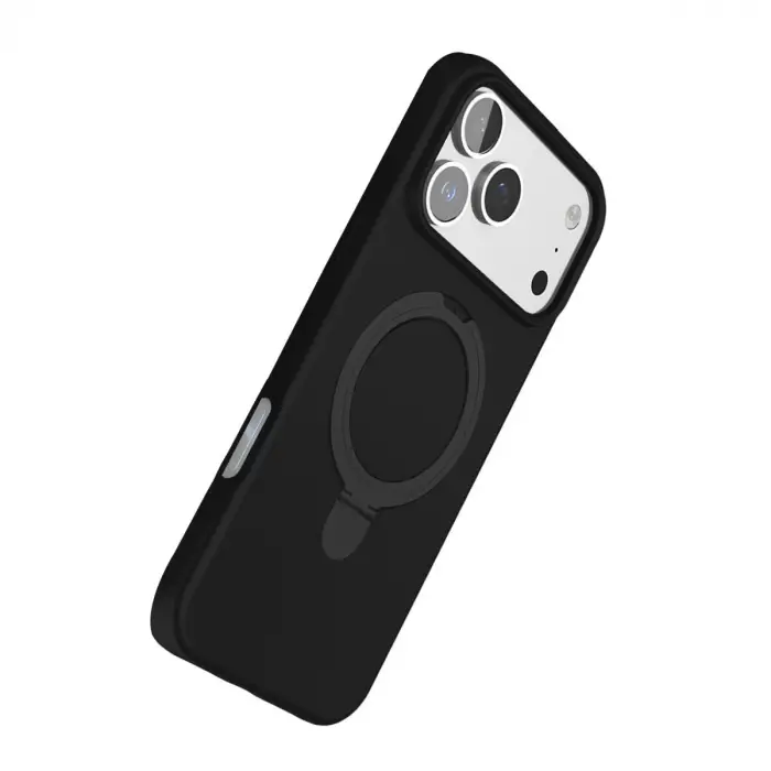 Apple İphone 17 Pro Regal Magsafe Standlı Kapak - Siyah